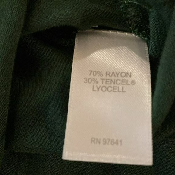 J.Jill Long Sleeve Green Button Down Tunic Top Size Large - Picture 4 of 8